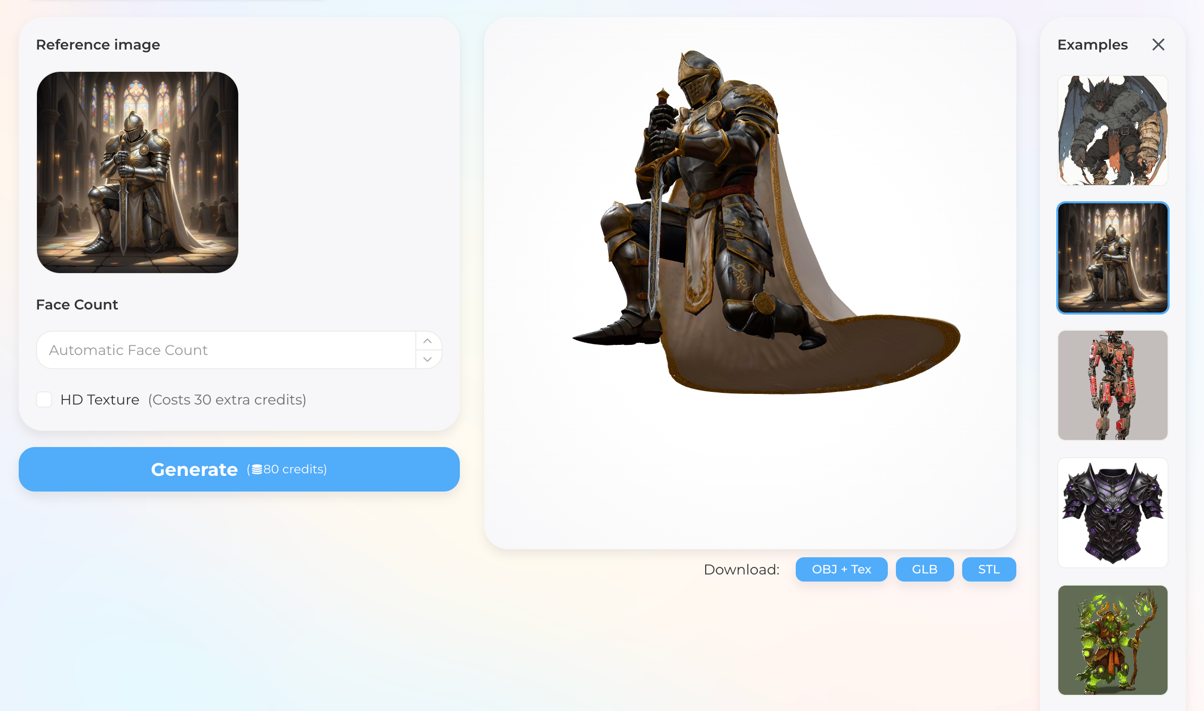 Image to 3D AI thumbnail 2